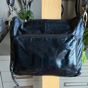 Latico Midnight Black Crossbody Bag